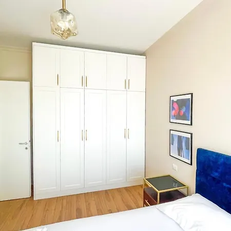 Skyline Sunset & Towers View - Modern 1br Tirana